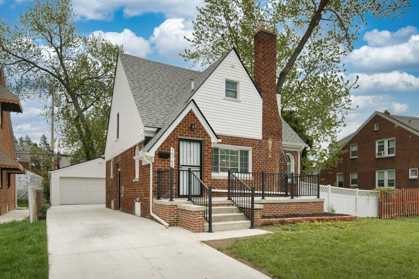 Detroit Bungalow Exterior Photo by Greg Aubry, GDA Real Estate Photography