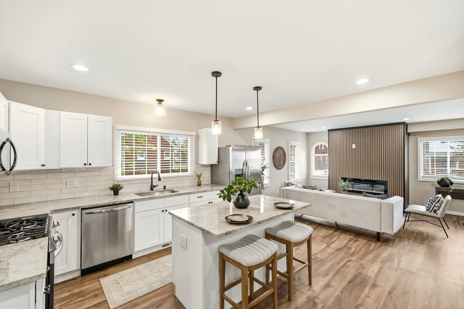 Detroit Bungalow Kitchen Interior Photo by Greg Aubry, GDA Real Estate Photography